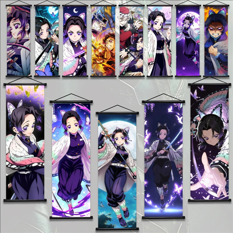 Textiles For Home - Shinobu Kocho Demon Slayer Art Fabric
