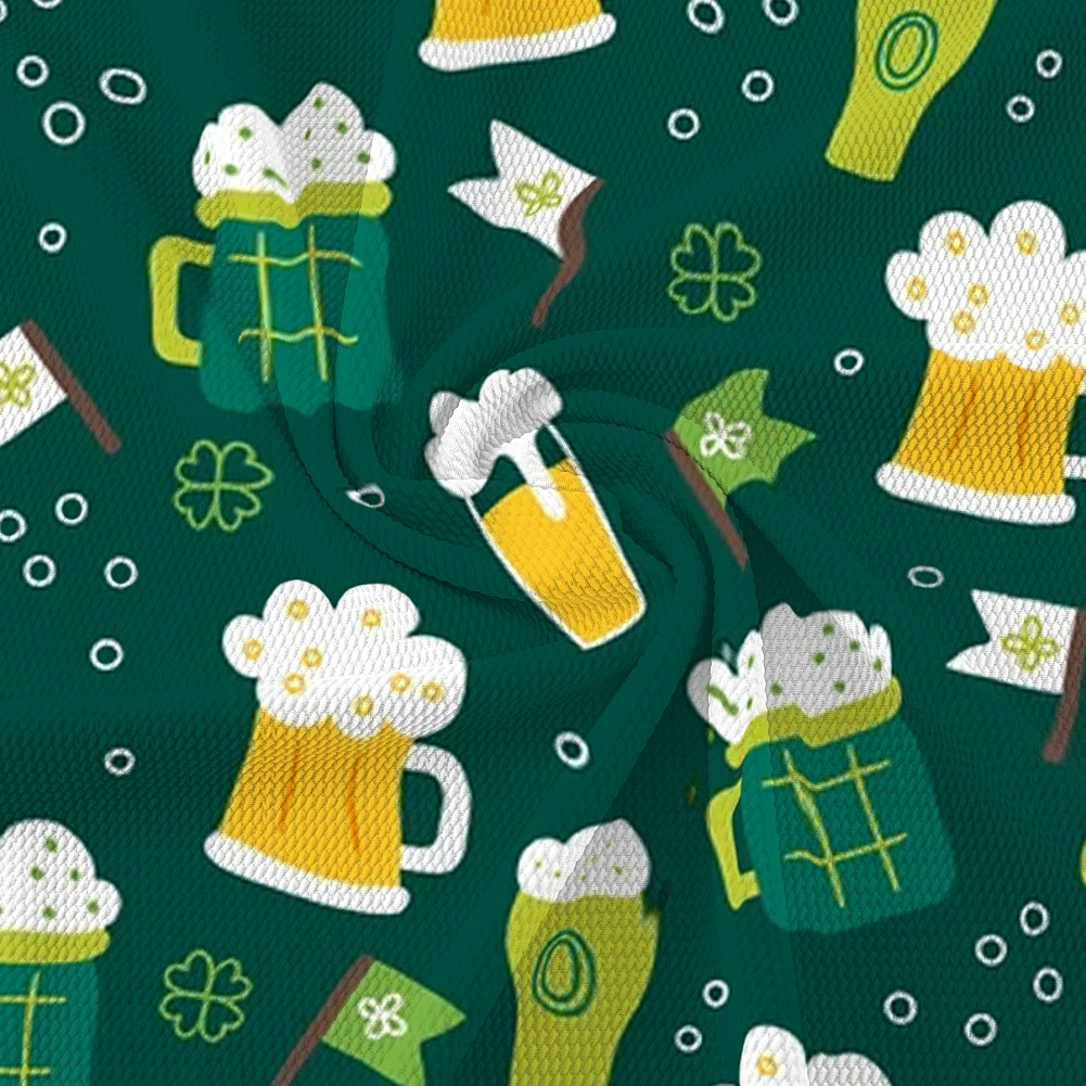 Home And Textiles Today - 50*145cm Saint Patrick's Day Clover Pattern