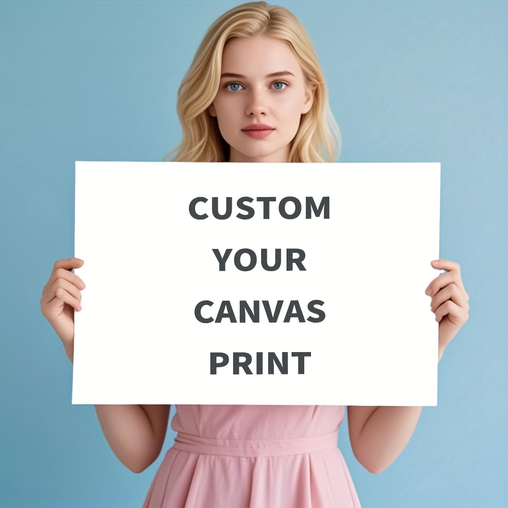 Textiles For Home - Custom Canvas Print with Your Photo