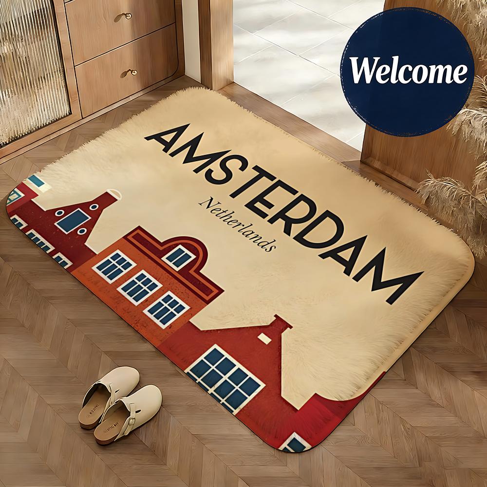 Soft Flannel Floor Mat Place A - огляд і ціна Home Textiles Netherlands