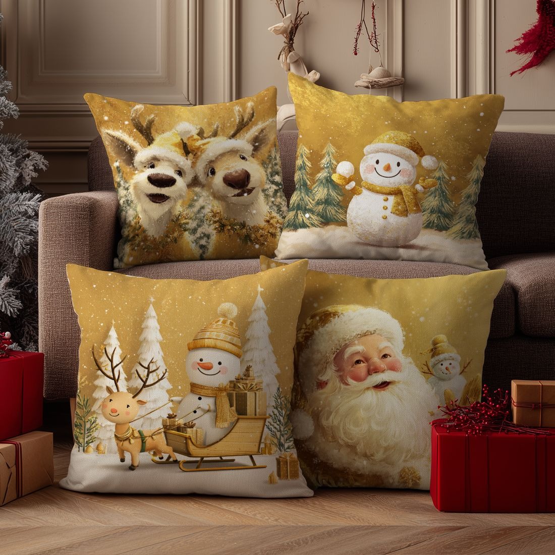 Festive Christmas Pillowcases: - огляд і ціна Home Textiles News