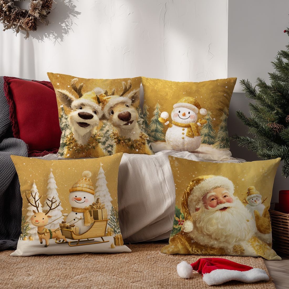 Festive Christmas Pillowcases: - огляд і ціна Home Textiles News