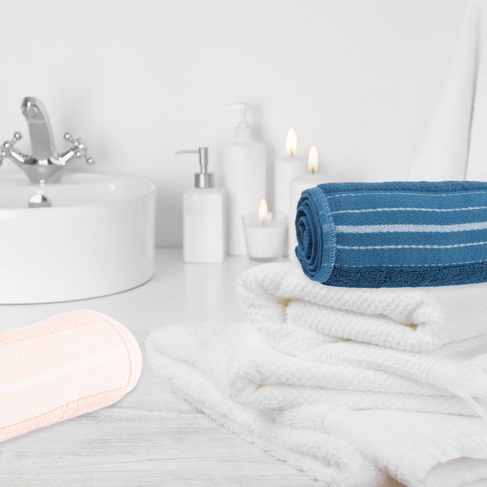 1Pcs Pure Cotton Face Washing  - огляд і ціна Home Textiles In Pakistan