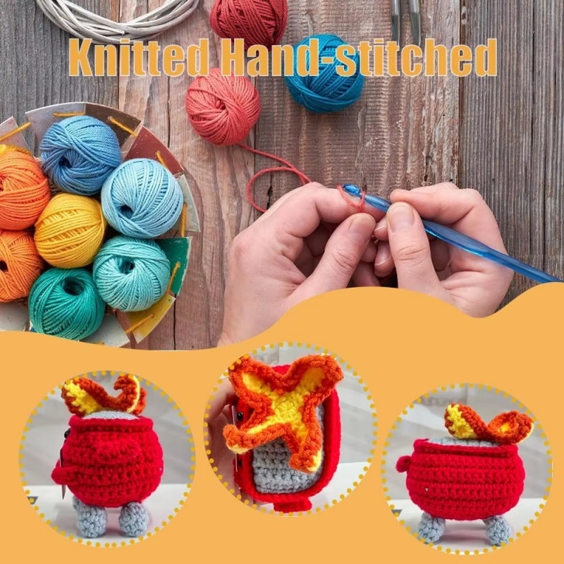 Handmade Crochet Dumpster Fire - огляд і ціна Home And Textiles Today