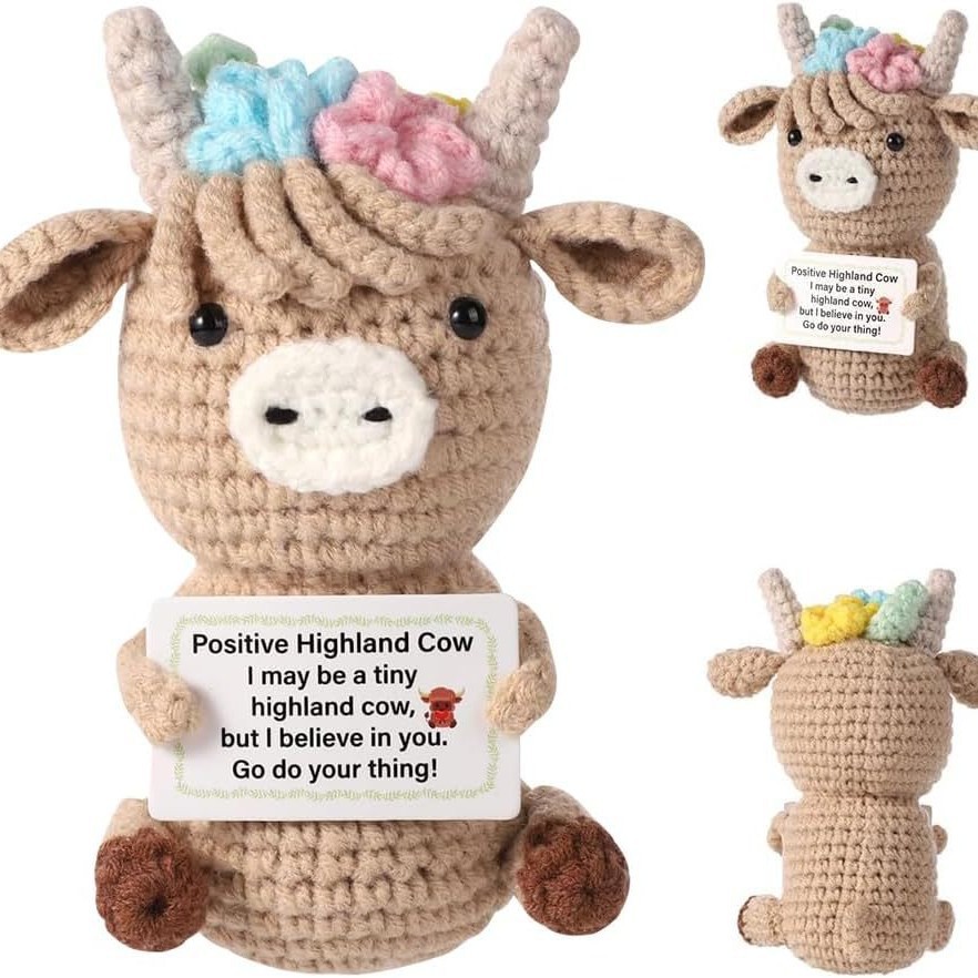 Crochet Emotional Cow Doll Dec - огляд і ціна Home And Textiles Today