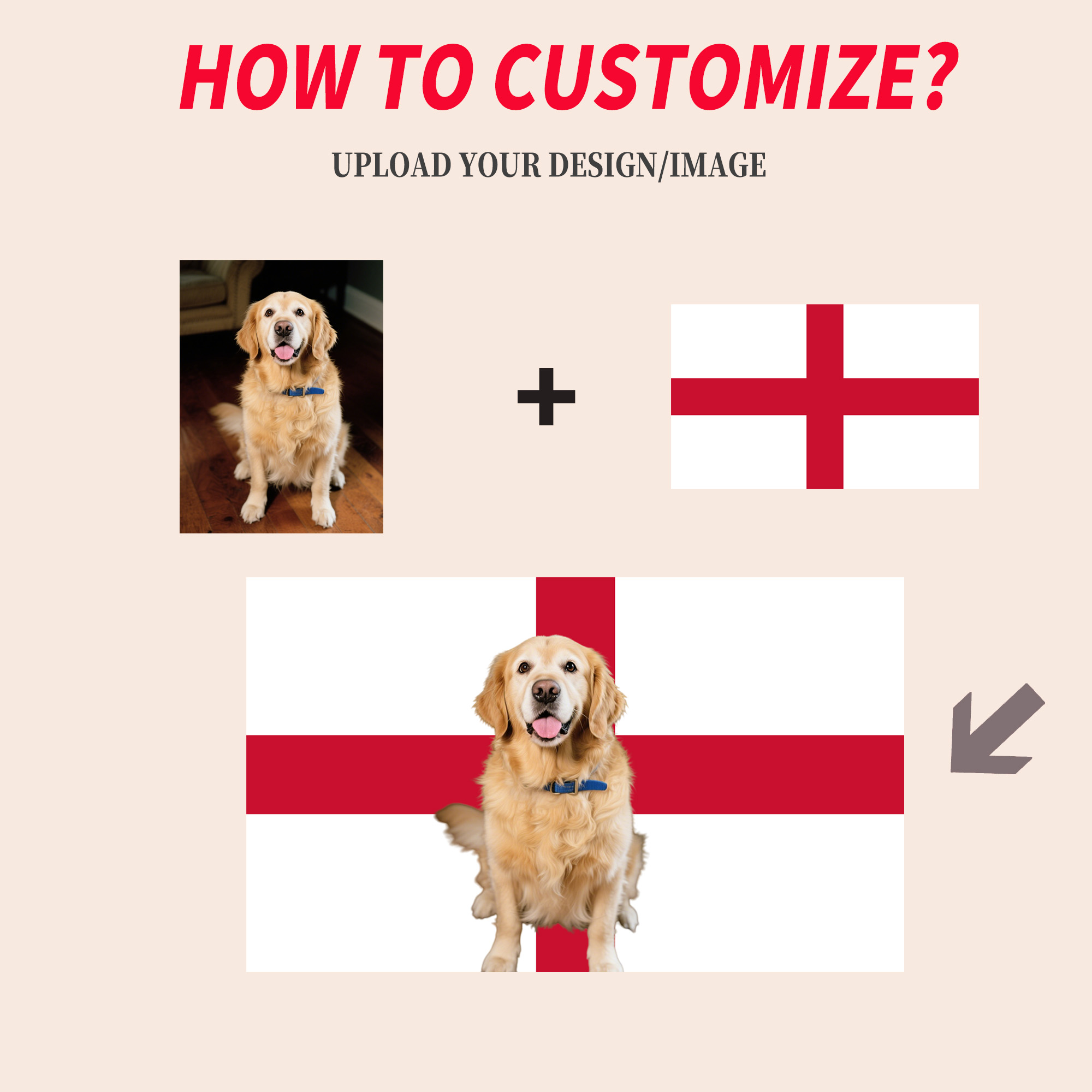 1pc 2D FLAT Personalize Englan - огляд і ціна Textiles For Home