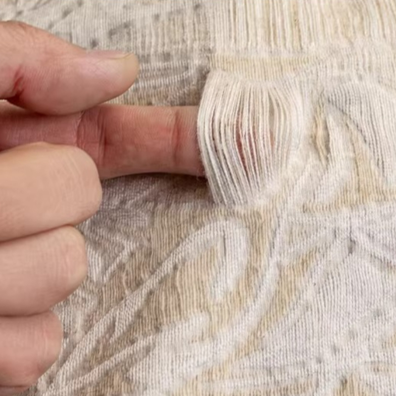 Beige Linen Jacquard Fabric Fl - огляд і ціна Home Textiles Designer