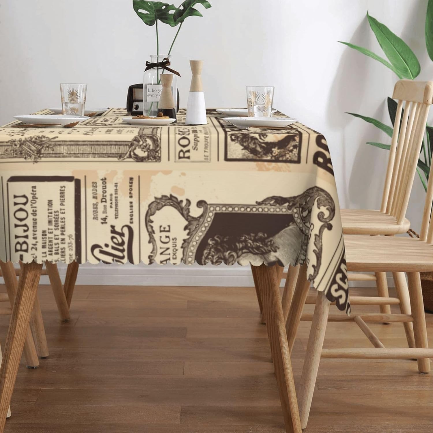 Vintage Paris France Newspaper - огляд і ціна Home Textiles News