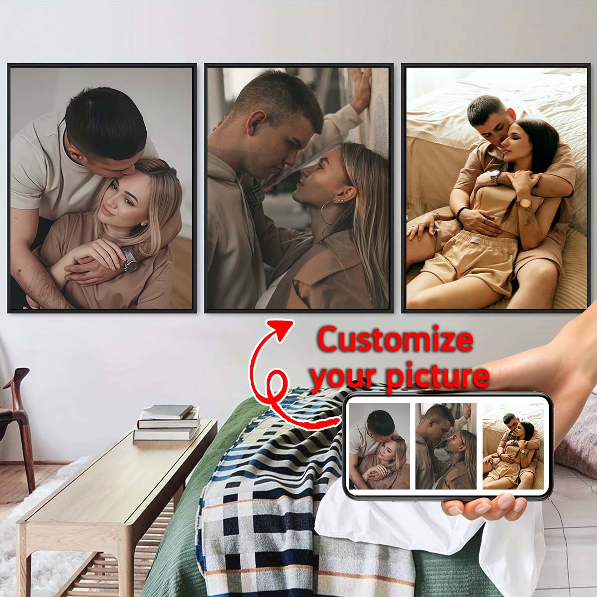 Triptych - 2D custom photo woo - огляд і ціна Textiles For Home