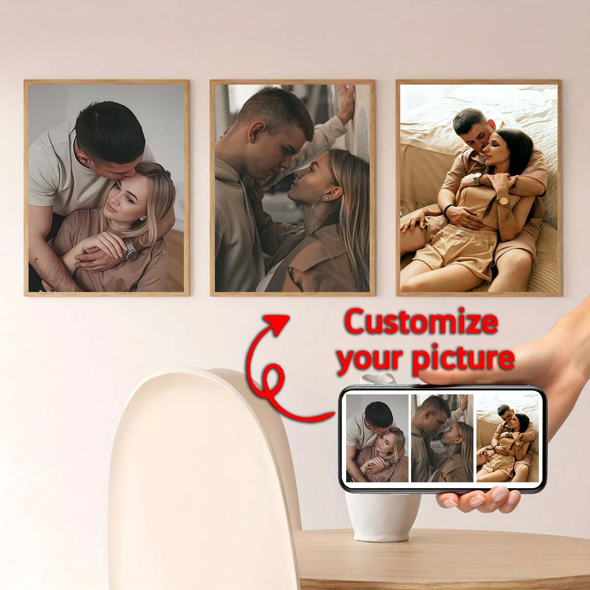Triptych - 2D custom photo woo - огляд і ціна Textiles For Home