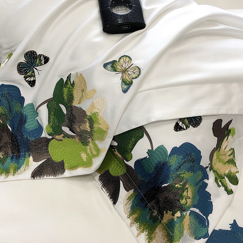 Embroidery White 800TC Egyptia - огляд і ціна Home Textiles Super Soft