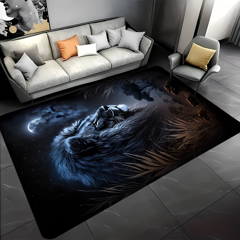 Starry Night Lion Floor Mat -  - огляд і ціна Home Textiles Designer