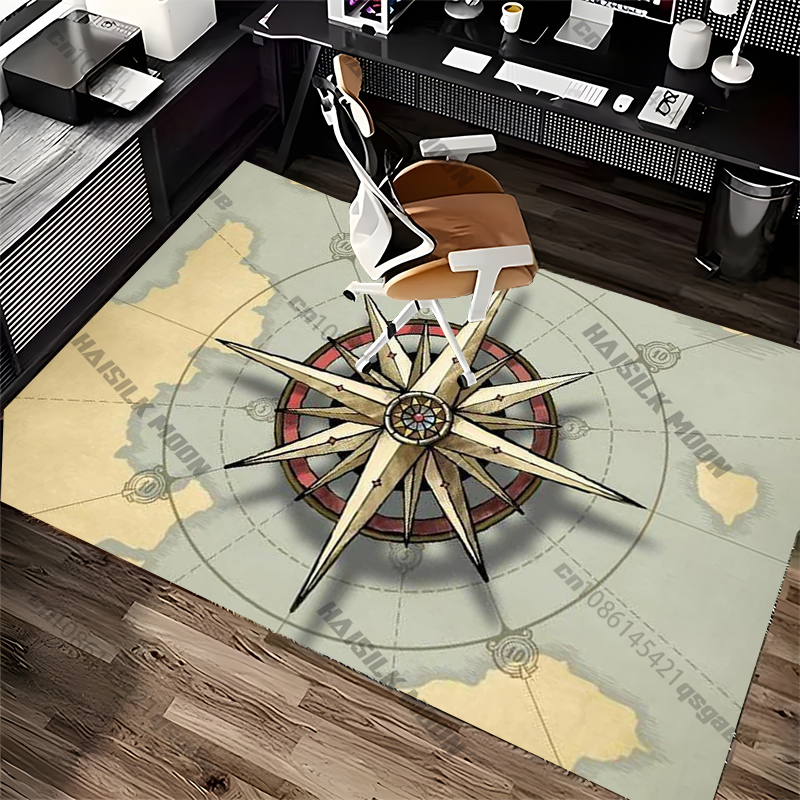 Compass Design Rug for Modern  - огляд і ціна Home Textiles Designer