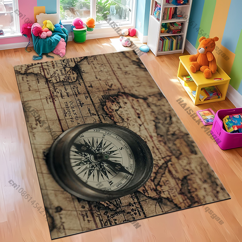 Compass Design Rug for Modern  - огляд і ціна Home Textiles Designer