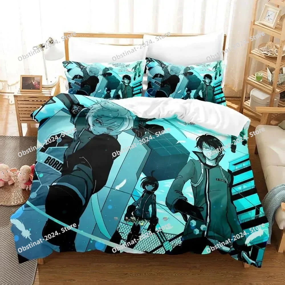 3D Anime World Trigger Bedding - огляд і ціна Home Textiles Super Soft