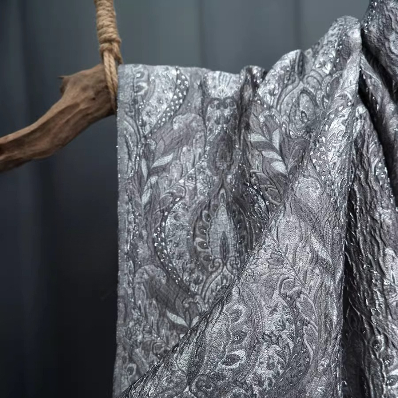 Gray Court Style Shiny Jacquar - огляд і ціна Home Textiles Designer