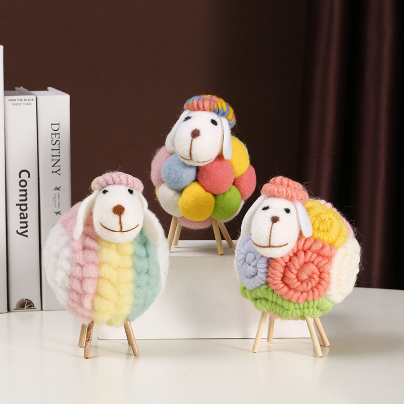 1PCS Lovely Felt Sheep Ornamen - огляд і ціна Home Textiles China