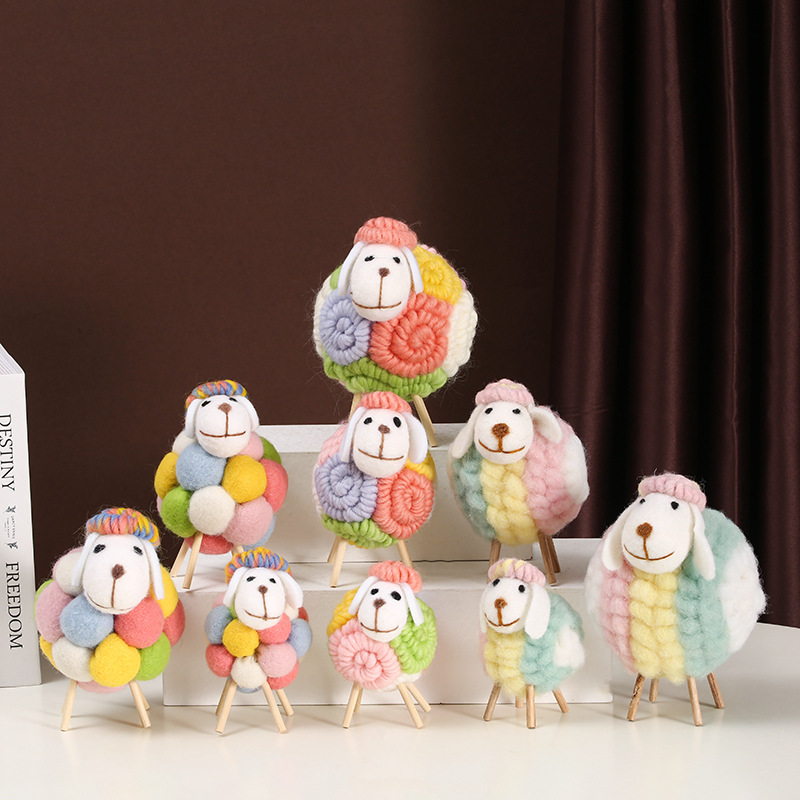 1PCS Lovely Felt Sheep Ornamen - огляд і ціна Home Textiles China